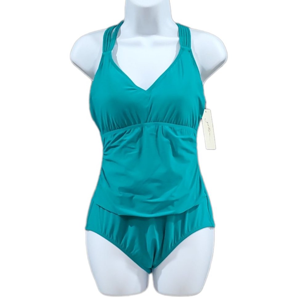 GOTTEX Jade (Green) One Piece Swimsuit   Size 12